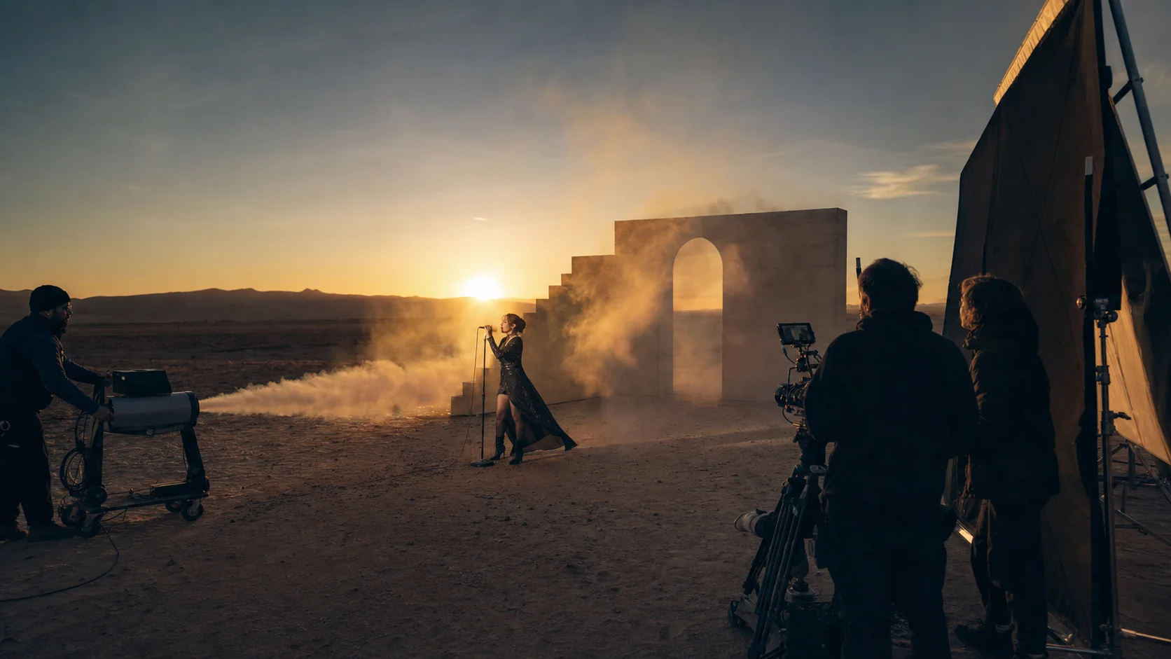 Clip en extérieur — prestation Tournages audiovisuels en Algérie