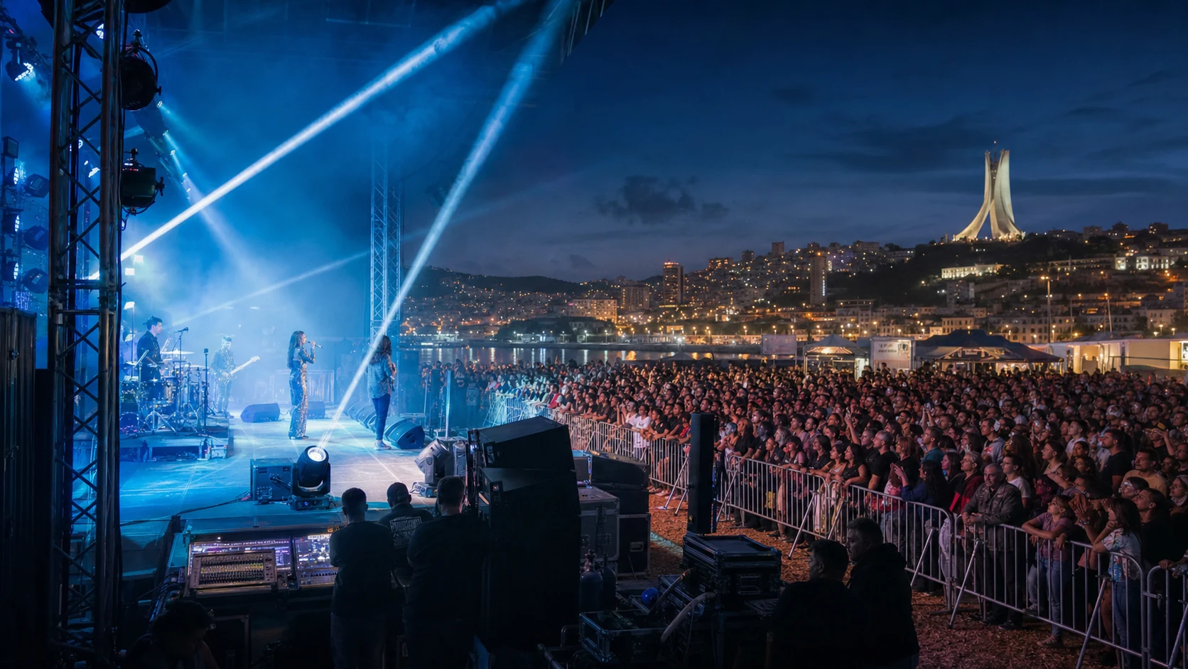 Scène à Alger — prestation Concerts & spectacles en Algérie