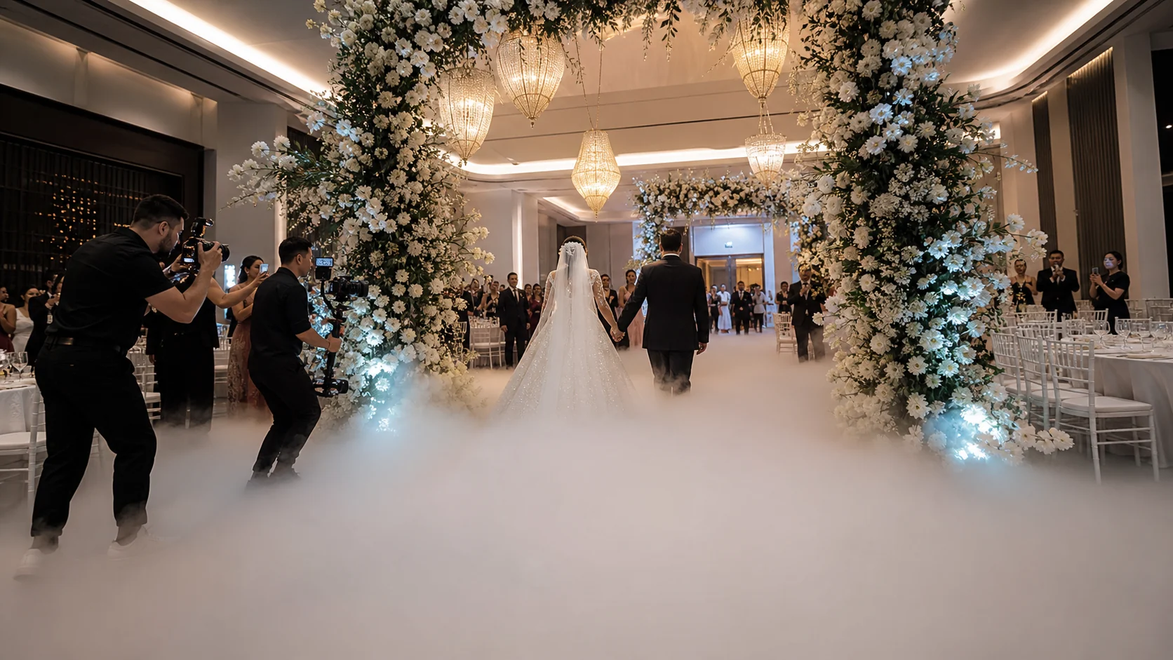 Entrée sous arche — prestation Mariages & réceptions en Algérie